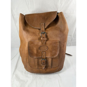 Sergios TAN NATURAL LEATHER BACKPACK